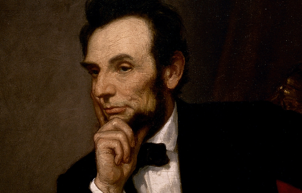 פרוטרט של נשיא ארצות הברית אברהם לינקולן מאת ג'ורג' פיטר אלכסנדר הילי   מקור: ויקיפדיה