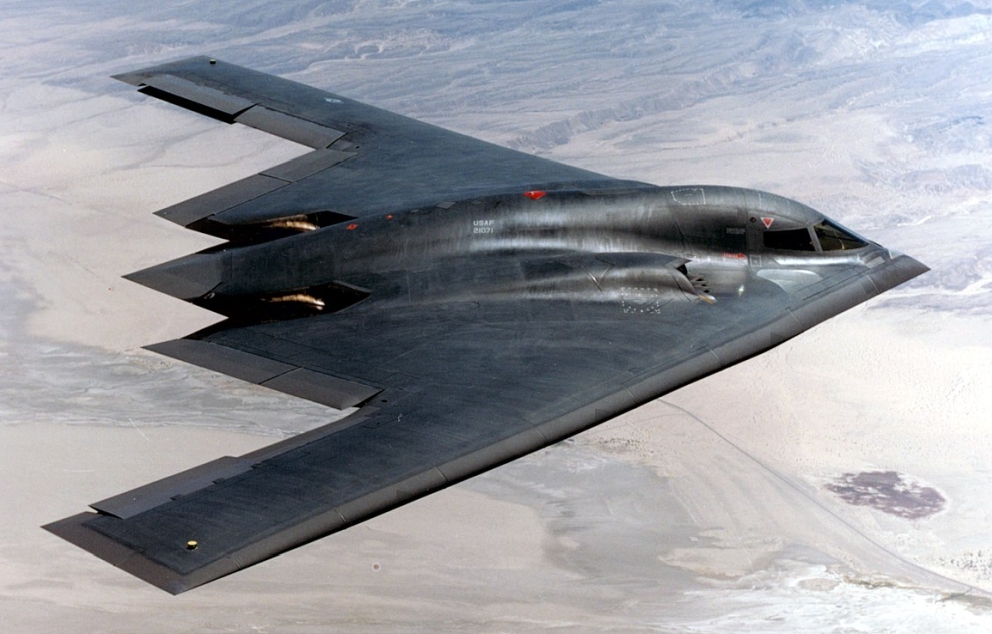 מפציץ B-2 ספיריט   מקור: ויקיפדיה (חיל האוויר האמריקאי)