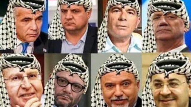 Eight Politicians with Keffiyeh
