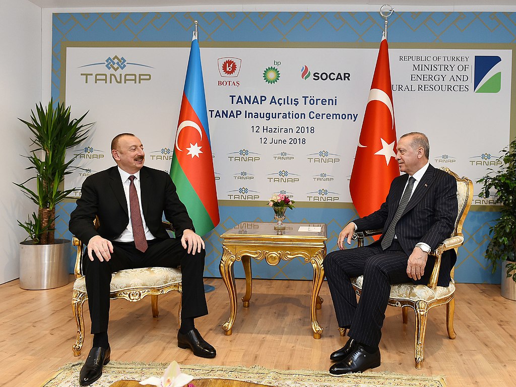 Ilham Aliyev with Recep Tayyip Erdoğan