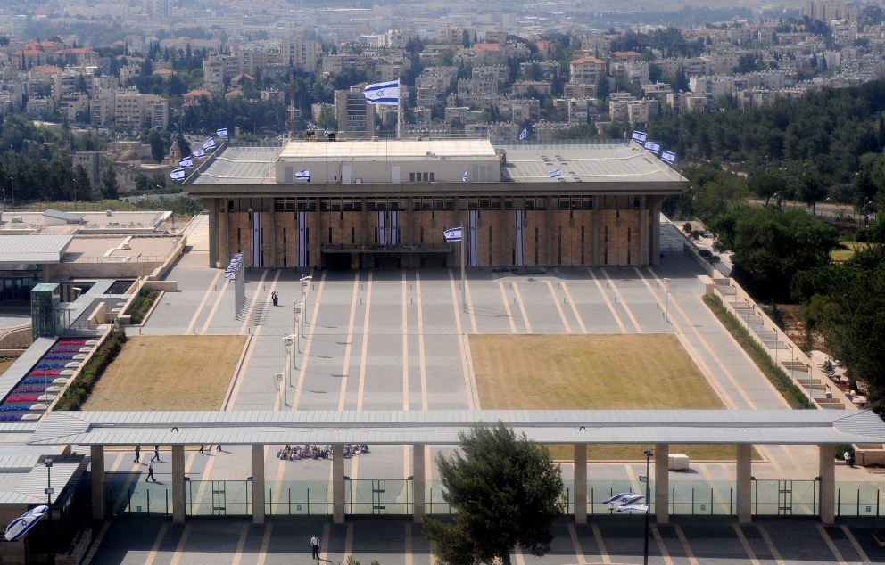 כנסת ישראל, צילום אווירי, 2009   מקור: לע"מ (מארק ניימן)