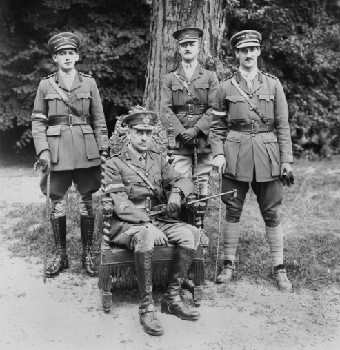 Lieutenant General Sir John Monash Australian Corps Commander seated 1918