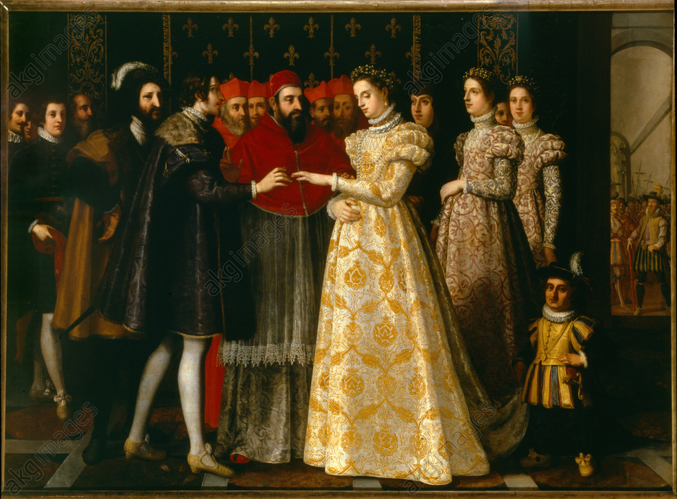 Mariage de Catherine de Médicis avec Henri duc dOrléans Francesco Bianchi Bonavita