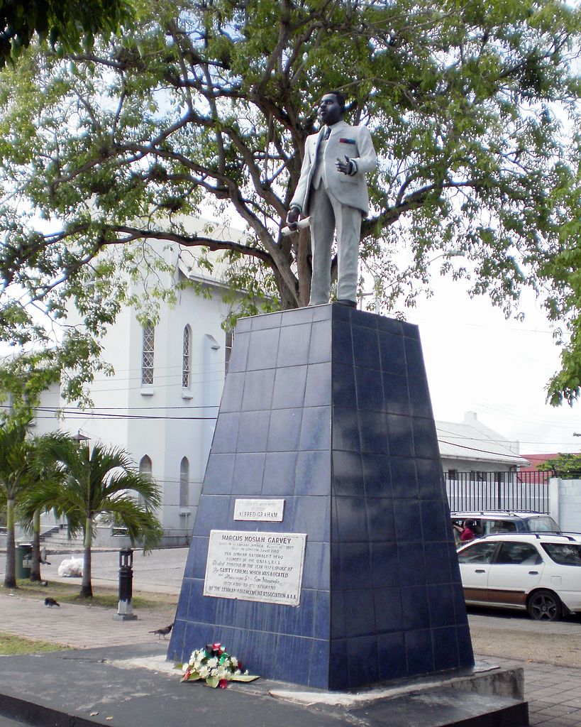 Memorial of Marcus Garvey Trinidad and Tobago Kalamazadkhan