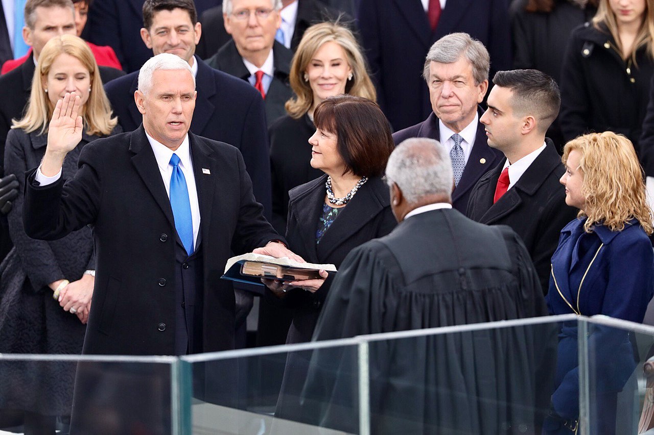 Mike Pence swearing in ceremony