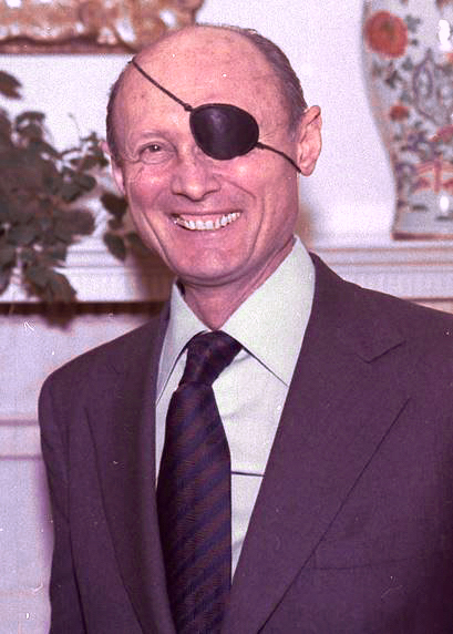 Moshe Dayan Karl H. Schumacher White House photo