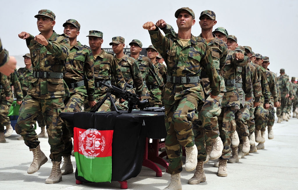 חיילים בצבא הלאומי האפגני, 2010   מקור: ויקיפדיה (סמל בראדלי לייל)