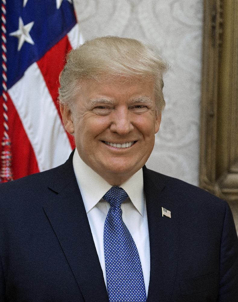 President Donald Trump official portrait