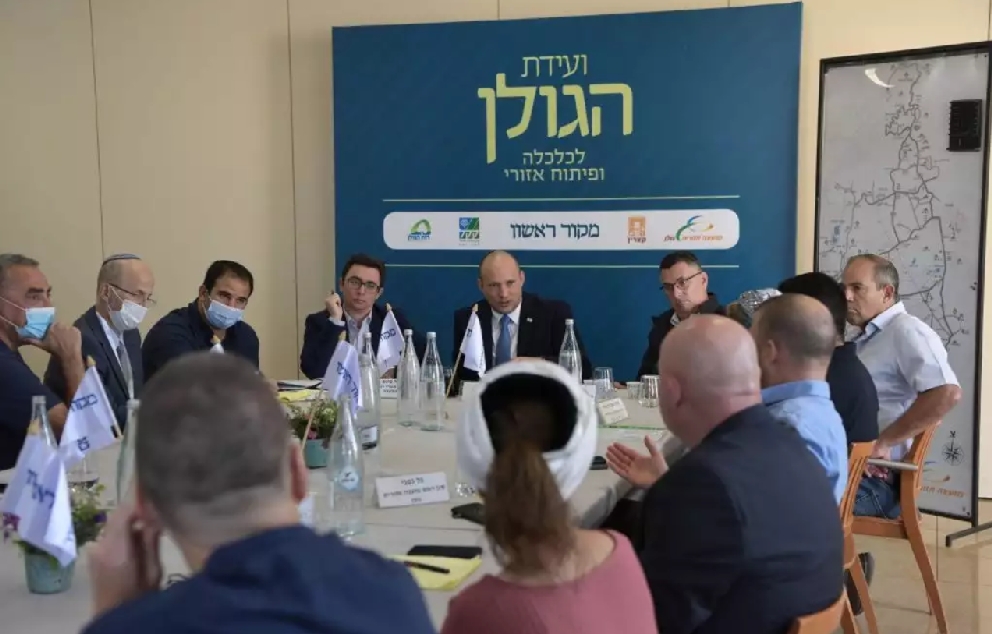 Prime Minister Naftali Bennett in the Golan Conference