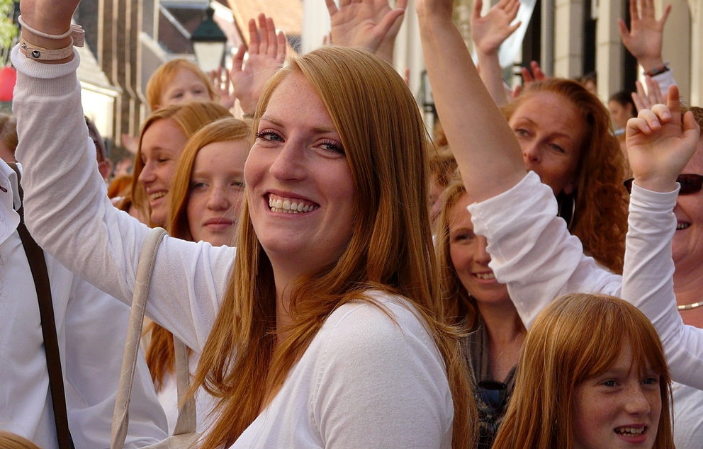 יום הג'ינג'ים בעיר ברדה, הולנד, 2010   מקור: ויקיפדיה (אדי ואן 3000)
