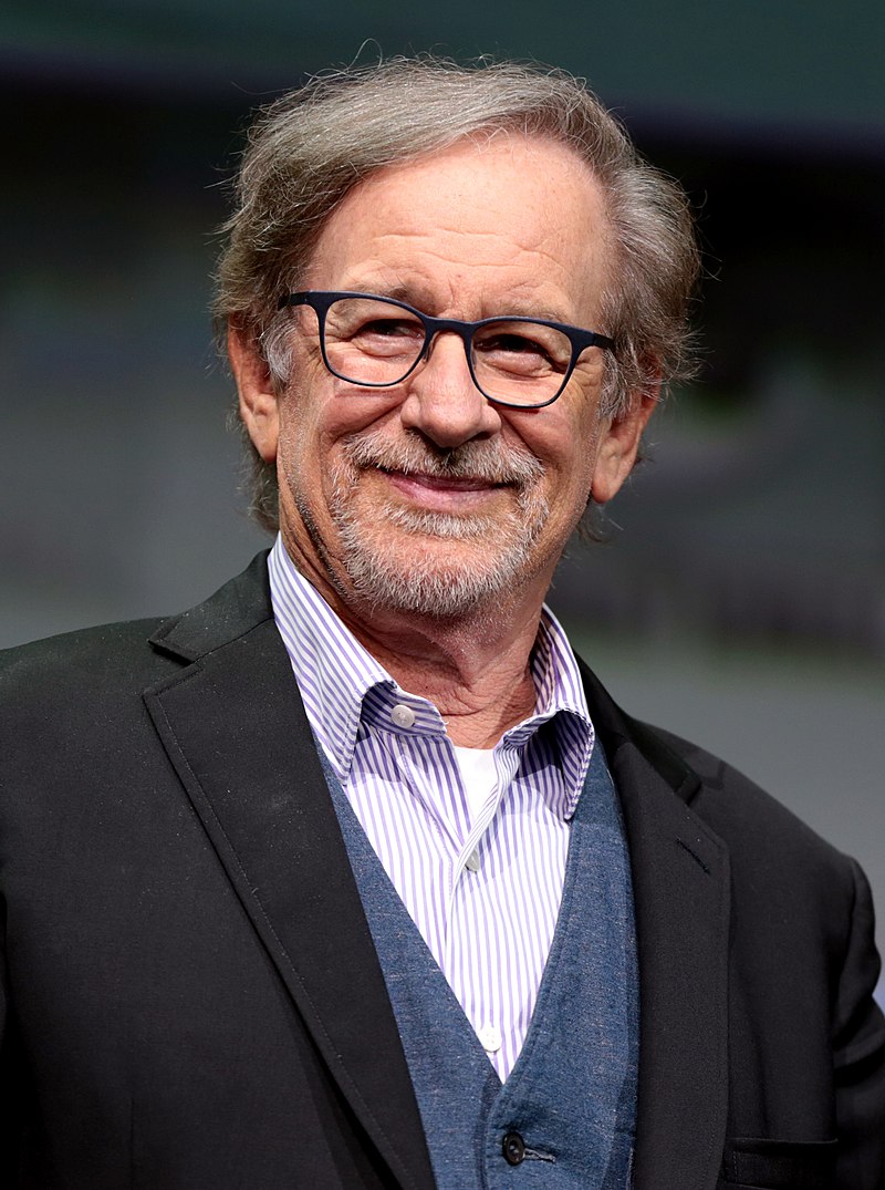 Steven Spielberg speaking at the 2017 San Diego Comic Con