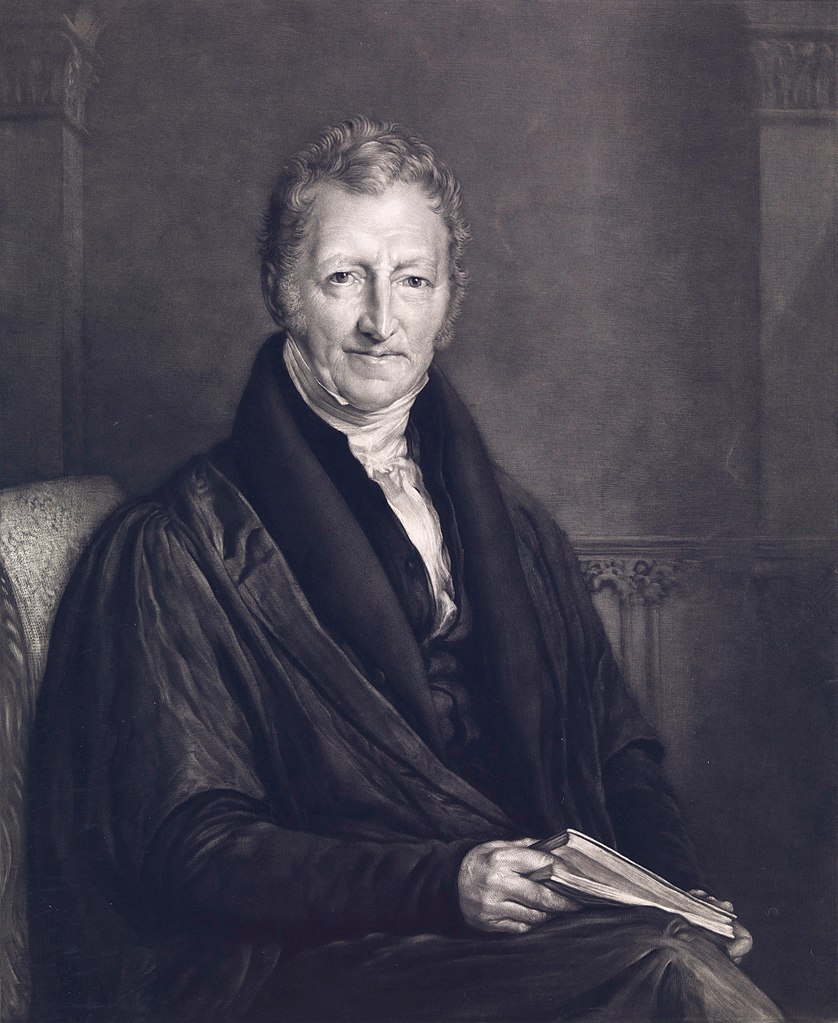 Thomas Robert Malthus by John Linnell