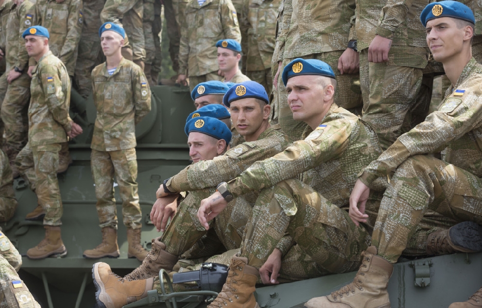Ukrainian airborne soldiers 2016