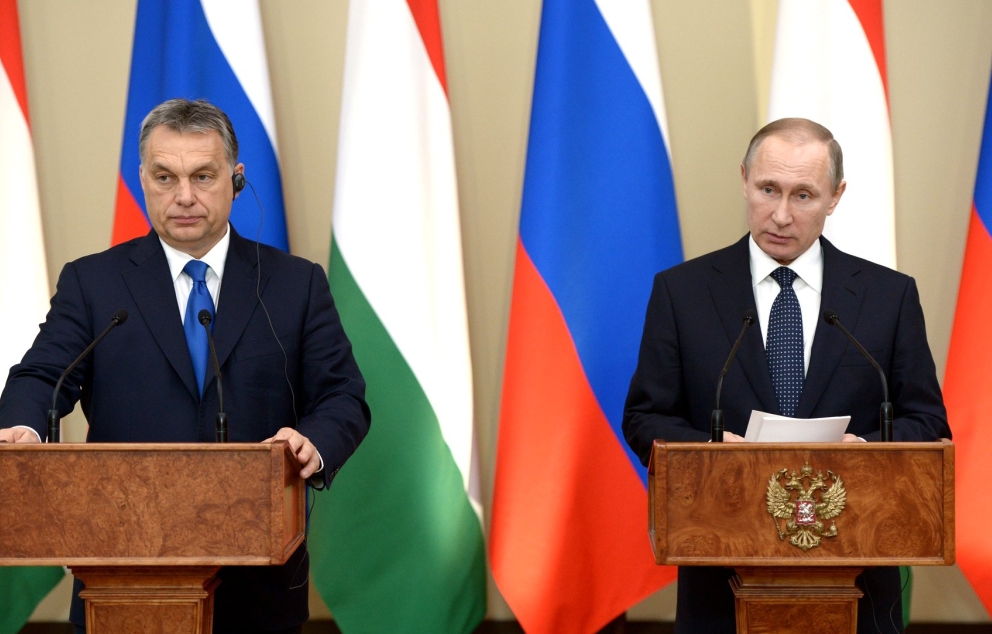 Vladimir Putin and Viktor Orbán 2016 02 17 11